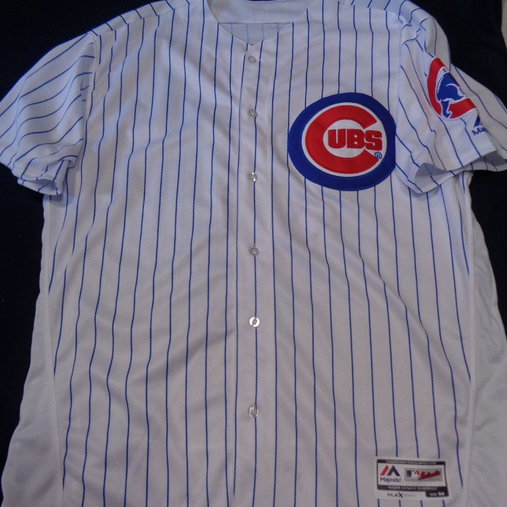 Men's Chicago Cubs David Ross Majestic Jersey 52